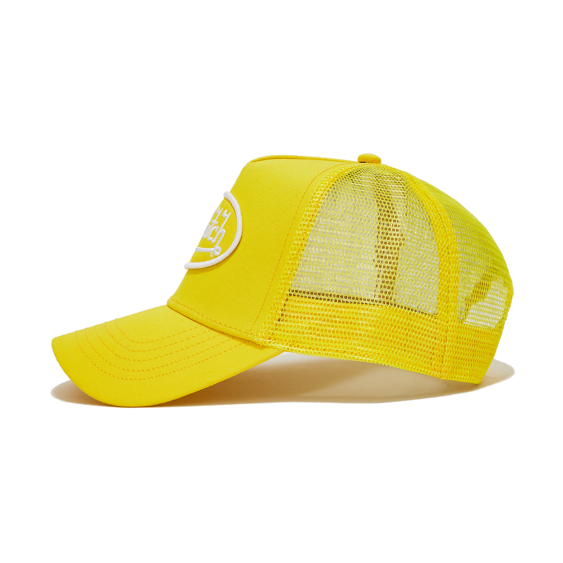 Yellow and White Trucker Hat