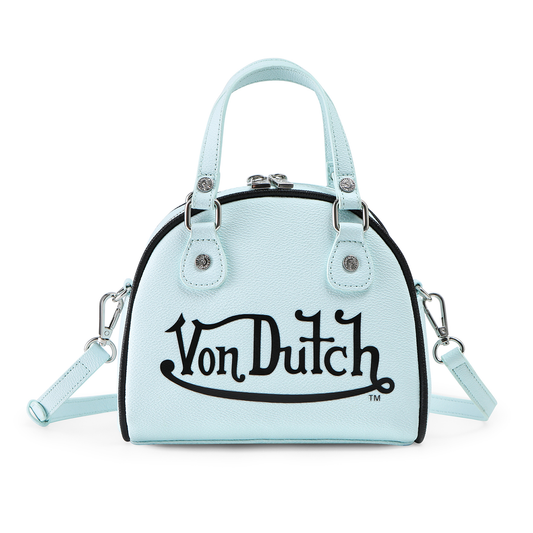 Light Blue & Black Two-Tone Bowling Bag