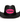 Von Dutch Black & Hot Pink Vintage Ranch Cowboy Hat