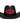 Von Dutch Black & Red Vintage Ranch Cowboy Hat