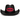 Von Dutch Black and Red Vintage Ranch Cowboy Hat