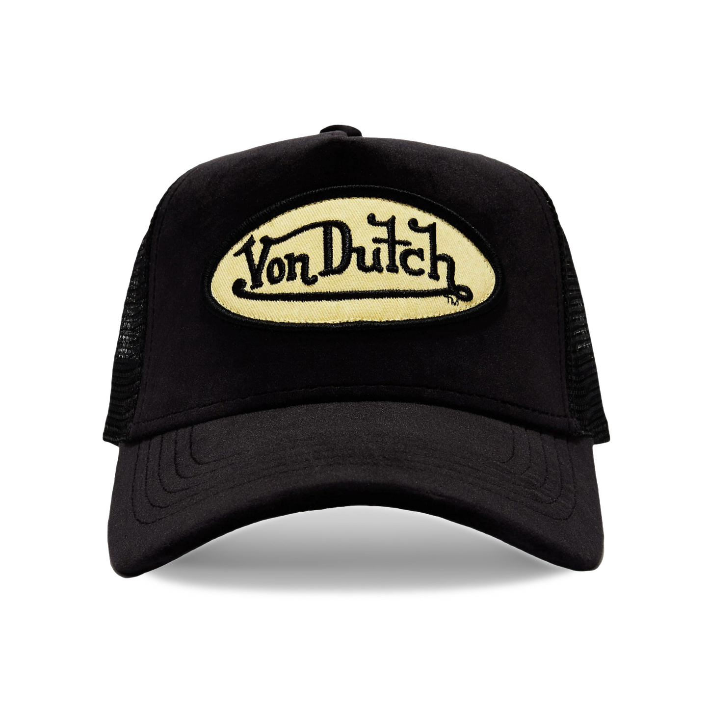 Von Dutch Black Velvet Trucker Hat