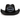 Von Dutch Black and White Vintage Ranch Cowboy Hat
