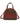 Von Dutch Dark Brown & Red Two-Tone Bowling Bag