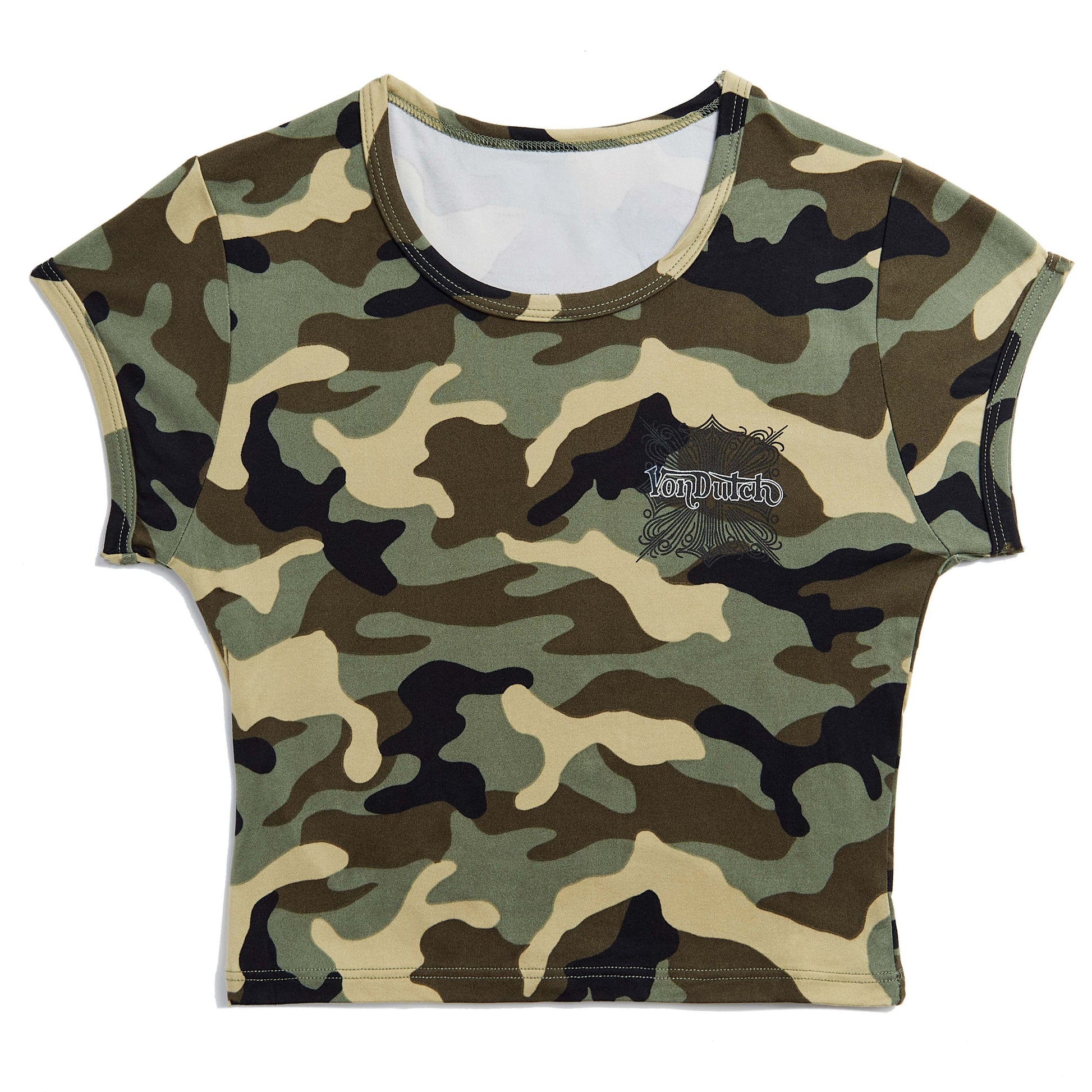 Von Dutch Camo Classic Chopper Baby Tee