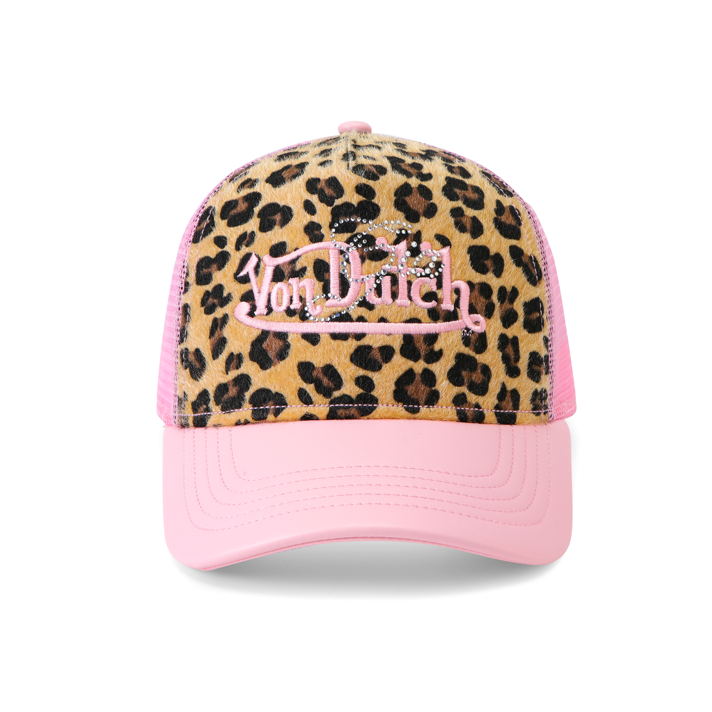 I.AM.GIA X VON DUTCH LEOPARD TRUCKER HAT
