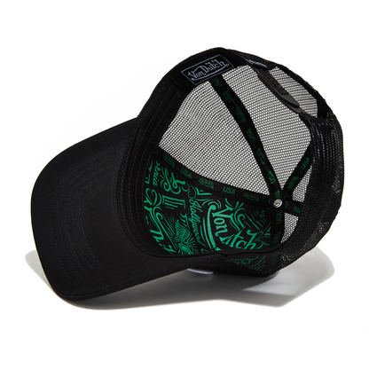 Black & Green Color Changing Trucker Hat