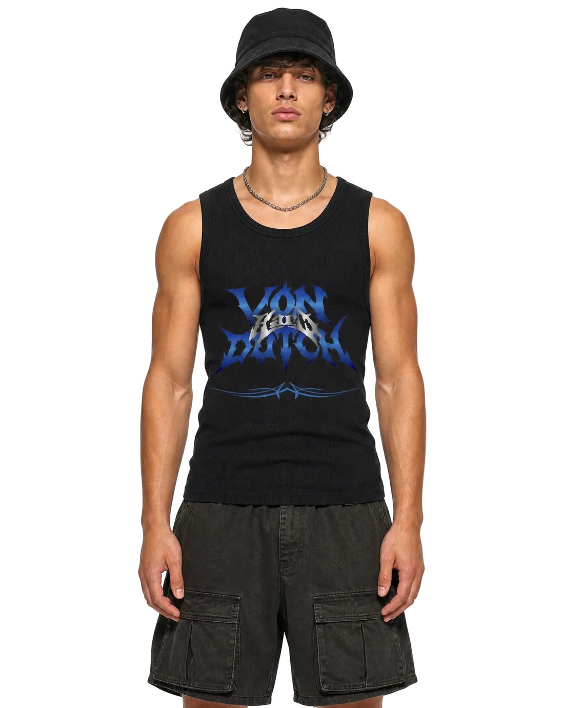 SUMMER BLUES PINSTRIPE TANK - VD x HARDFEST — image 2