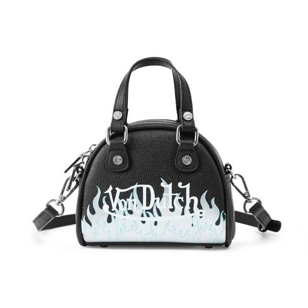 Mini Bowling Bag - White Flames – Von Dutch