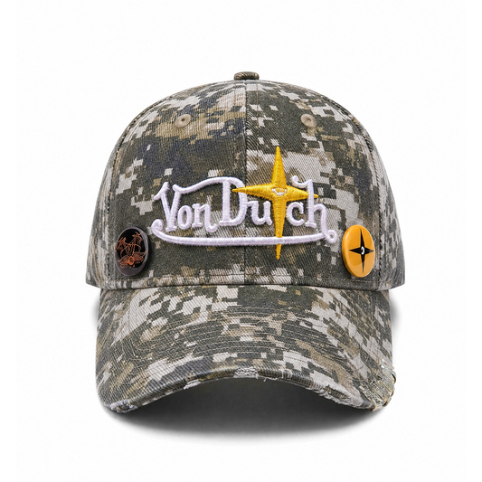 VON DUTCH x PROSPA PROPHECY  6-PANEL HAT - DIGITAL CAMO