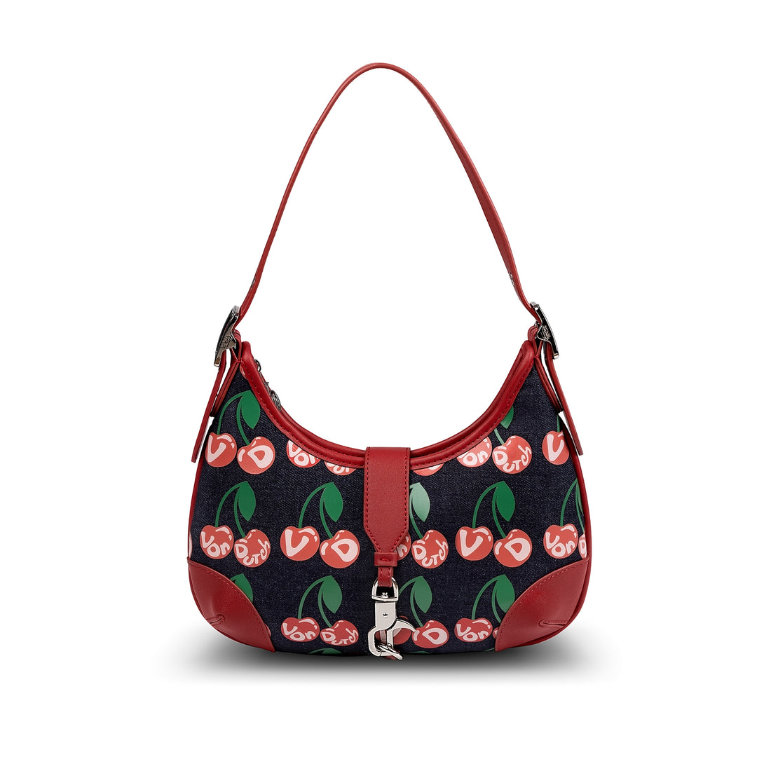 BELLA SHOULDER BAG -DENIM CHERRY — image 1