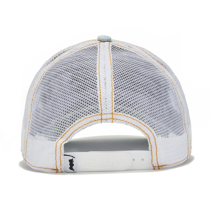 Navy with Tan Trucker