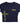 Von Dutch Navy Blue and Yellow Chopper Cross Baby Tee