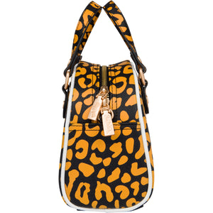 Orange Cheetah Bowling Bag Small