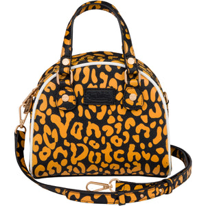 Orange Cheetah Bowling Bag Small