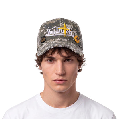 VON DUTCH x PROSPA PROPHECY  6-PANEL HAT - DIGITAL CAMO