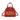 Von Dutch Red and Gold Two-Tone Bowling Bag