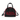 Von Dutch Black and Red Two-Tone Bowling Bag