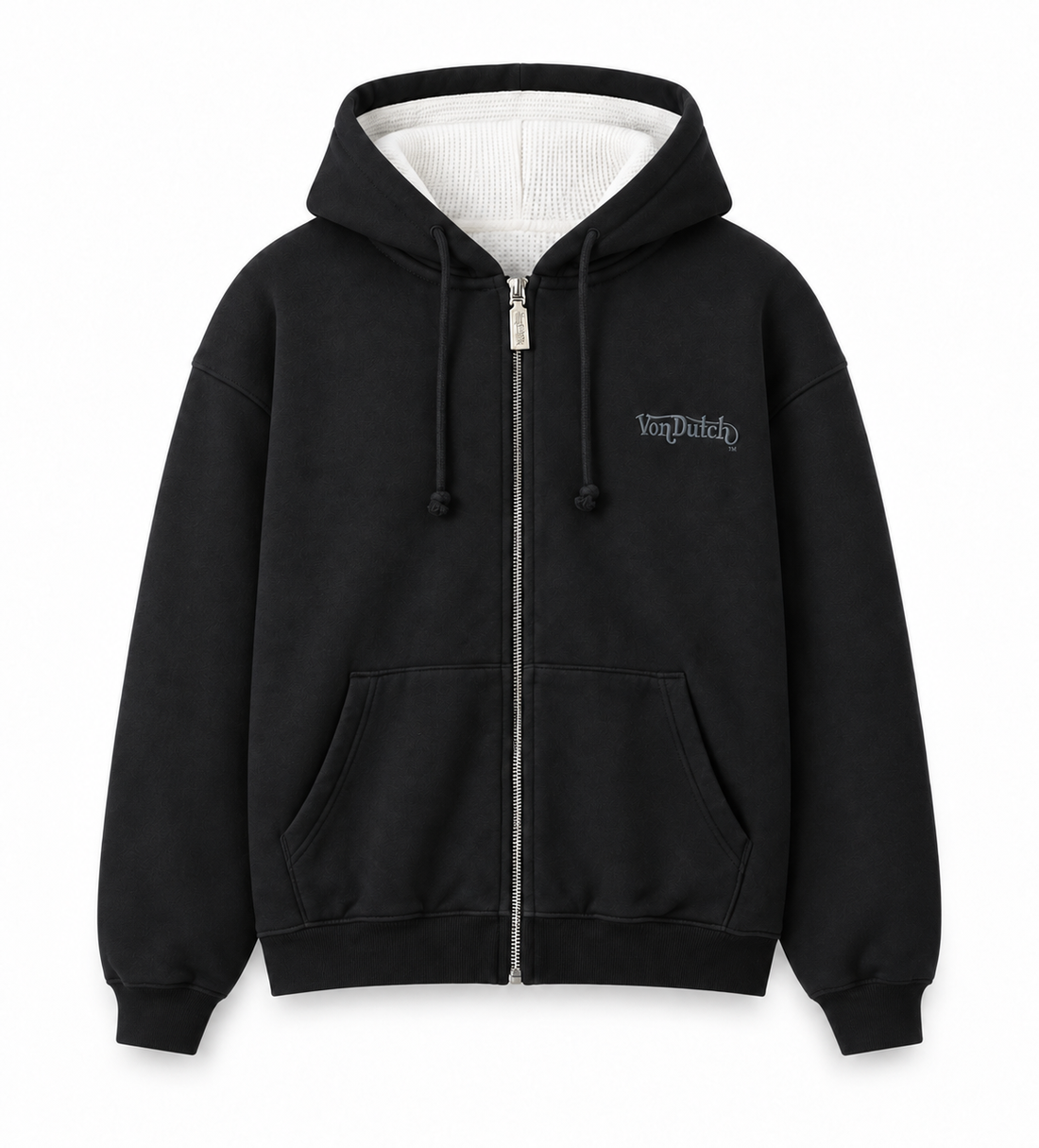 BLACK - THERMAL ZIP UP — image 1