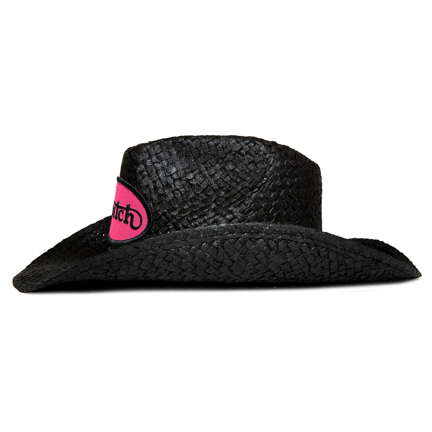 Black and Hot Pink Von Dutch 'Vintage Ranch' Cowboy Hat