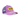 Von Dutch Kids Purple & Yellow Velvet Trucker Hat