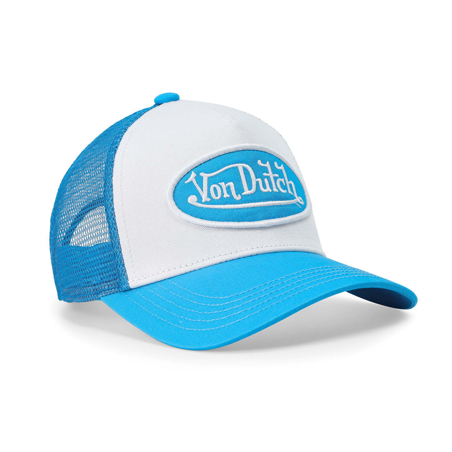 Kids Classic Trucker Hat - Blue & White