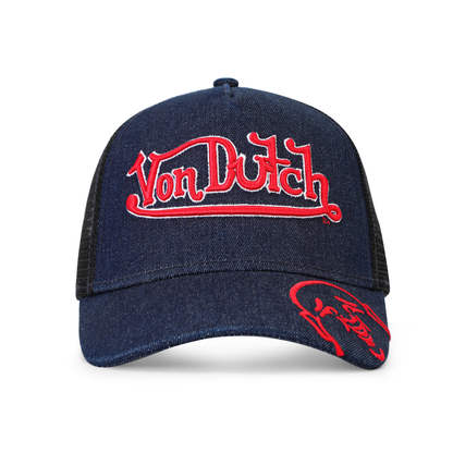 Von Dutch x True Religion Denim Trucker Hat