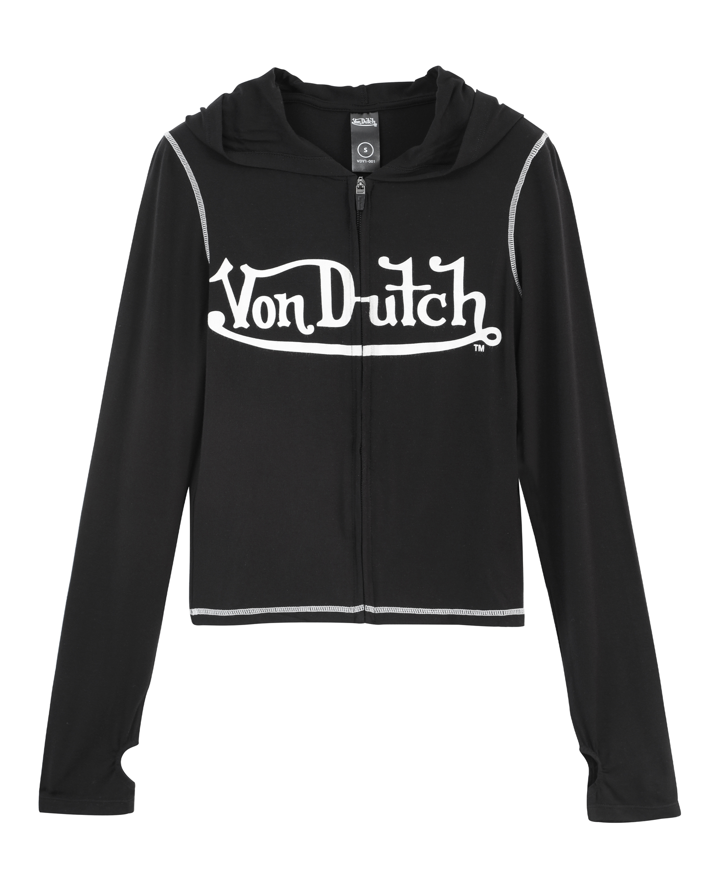 VON DUTCH ROXY TOP - BLACK