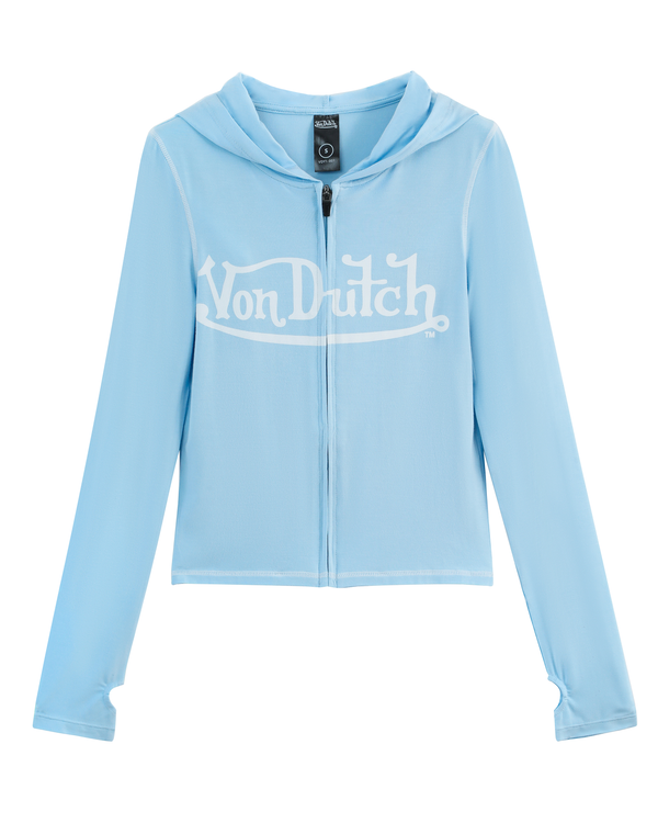 VON DUTCH ROXY TOP - SKY BLUE