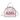 Von Dutch White and Red Two-Tone Bowling Bag