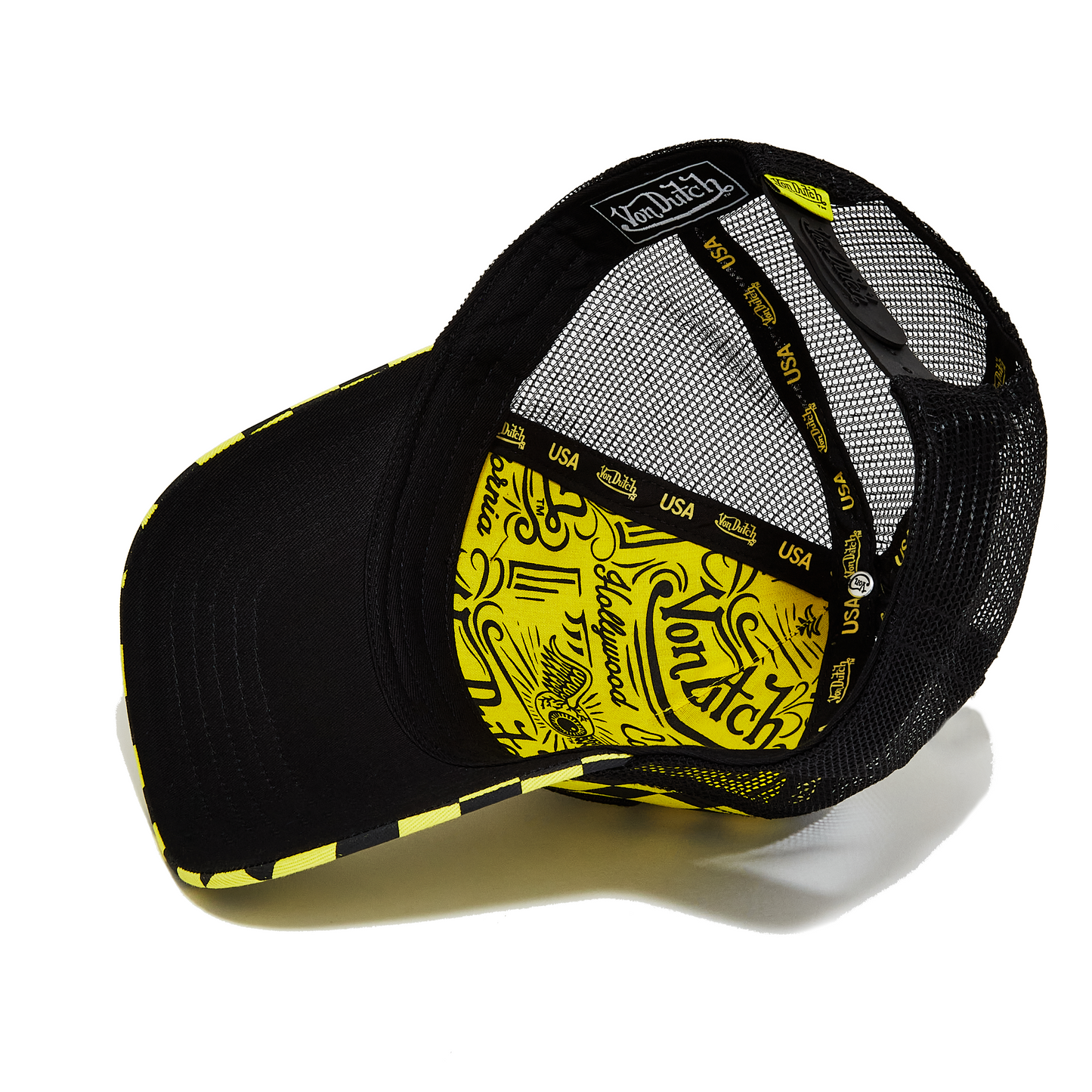 Black/Yellow Checker Trucker