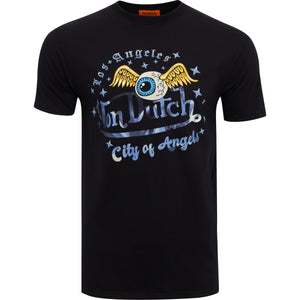 City of Angels Blue on Black SS Tee