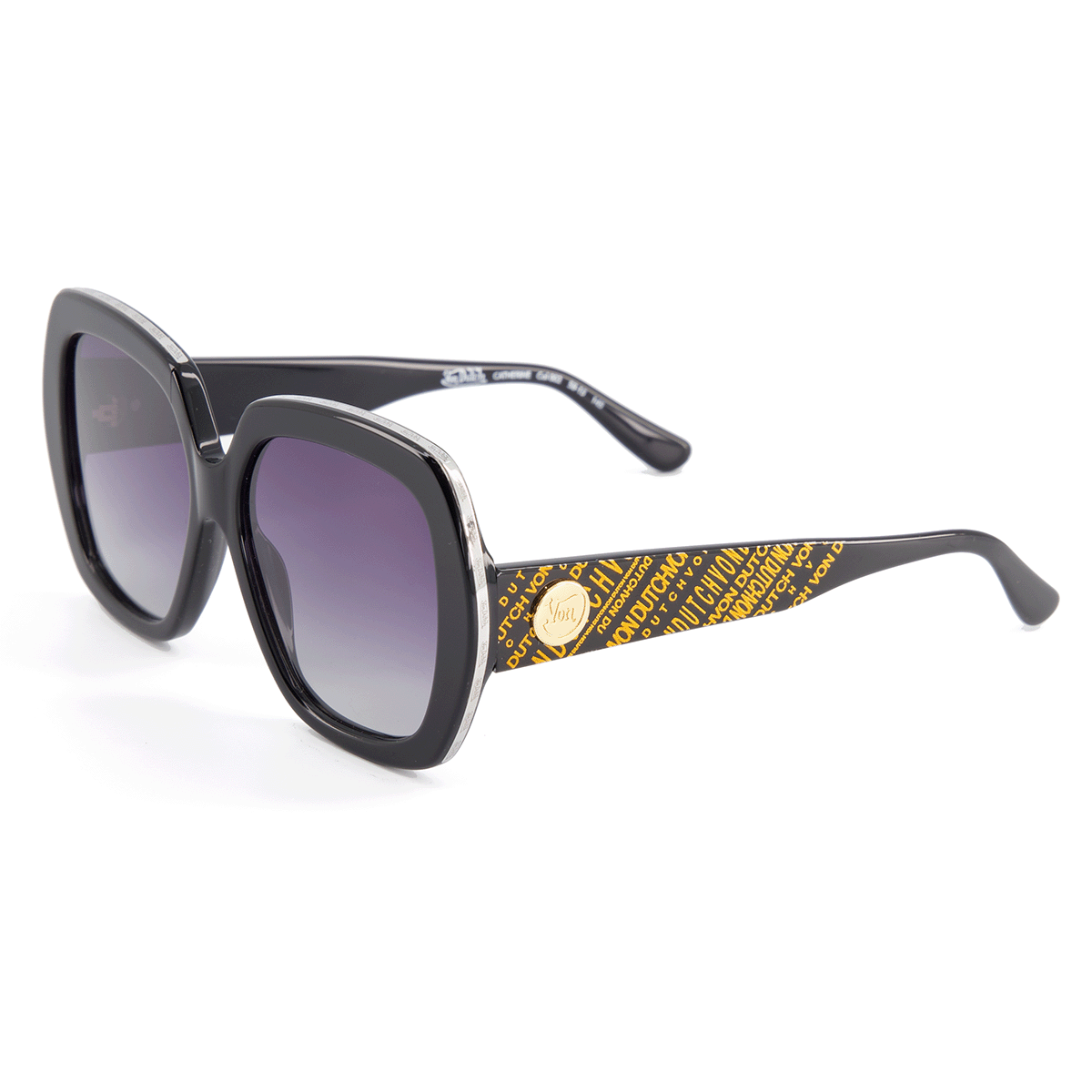 Von Dutch Paris Eyewear Womens Catherine Black Gold