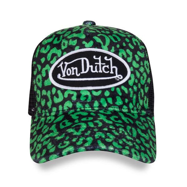 Von Dutch Orange Cheetah Trucker Hat – Fresh Society