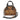 Leopard Print Pony Hair Leather Small Bowling Bag