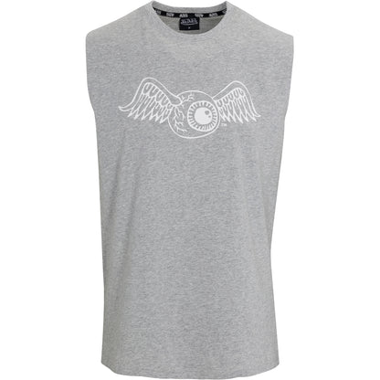 Von Dutch Originals Flying Eyeball Gray Sleeveless Tee