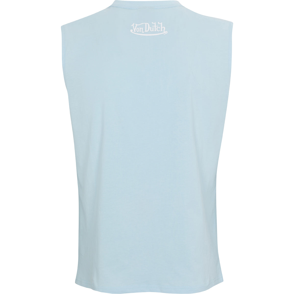 Von Dutch Originals Flying Eyeball Light Blue Sleeveless Tee