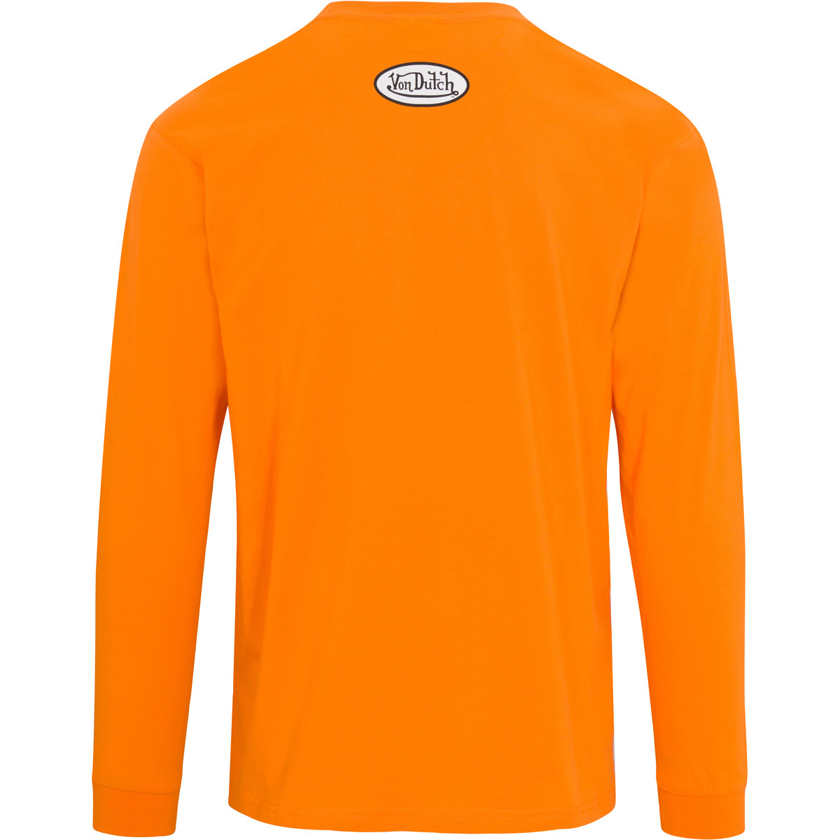 Von Dutch Originals Logo Orange LS Tee