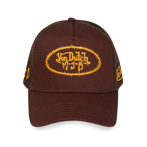Von Dutch designed by Marc Jacques Burton Brown & Gold Trucker