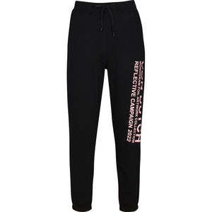 Reflective Collection Jogger - Rose Gold on Black