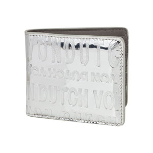 Silver Foil Reflective Wallet
