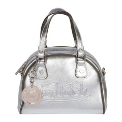 Silver Foil Reflective Overnight Bag - Von Dutch