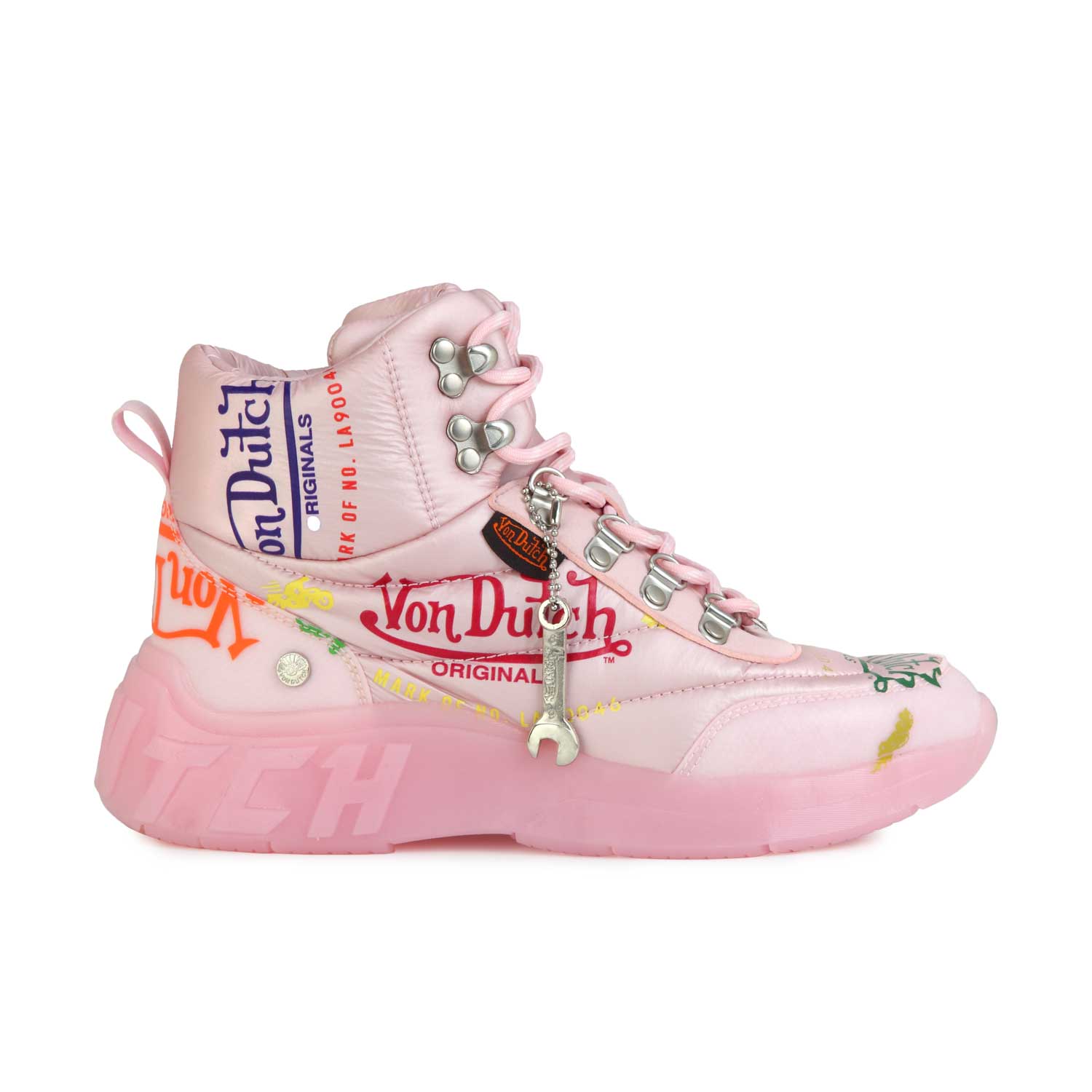 Von Dutch Women's Pink Puffer Shoe