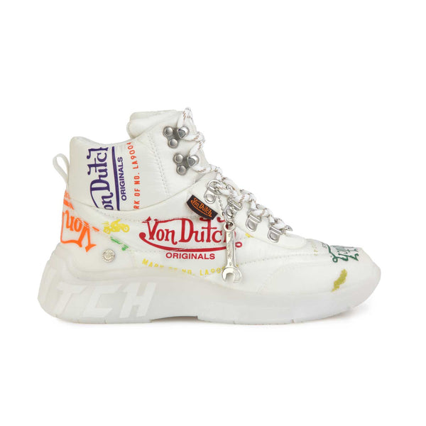Women's White Puffer Shoe