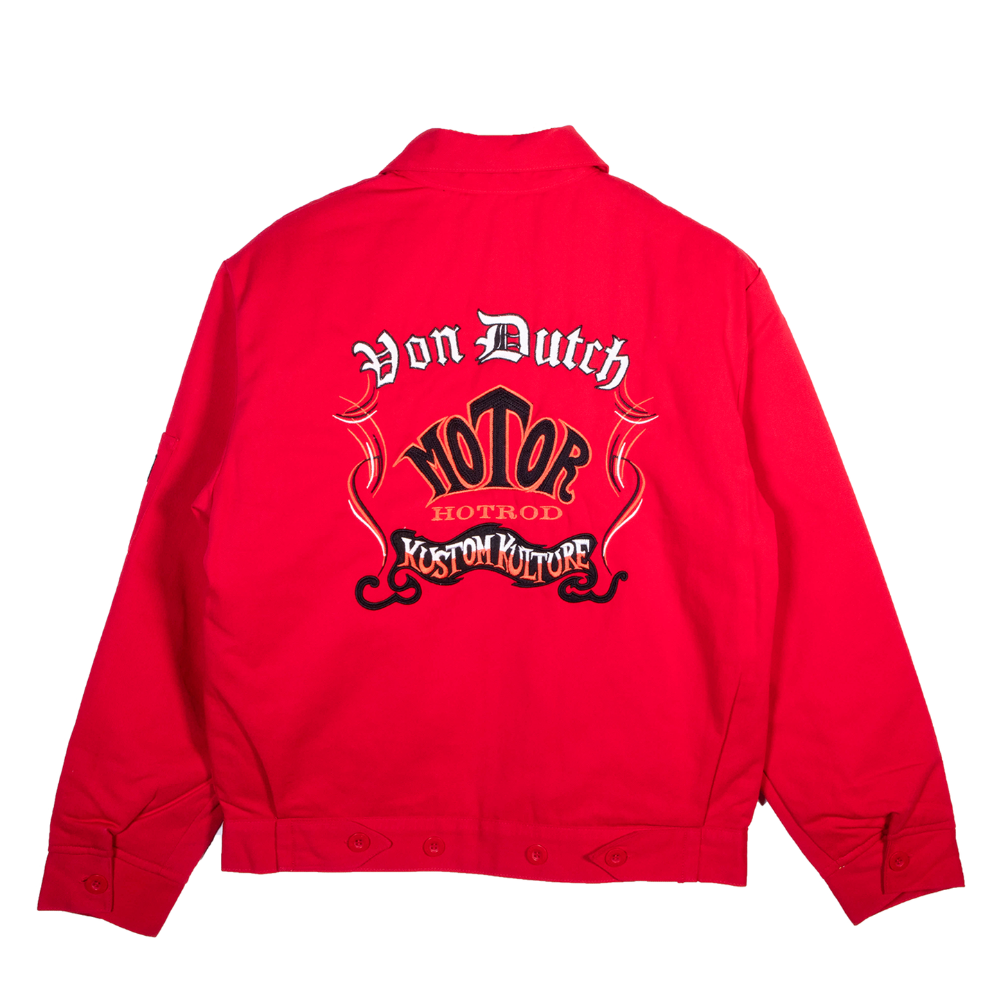 VINTAGE & CLASSIC GAS STATION JACKET RED