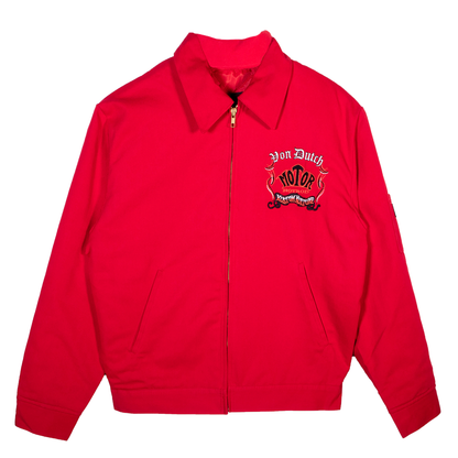 VINTAGE & CLASSIC GAS STATION JACKET RED